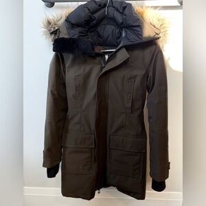 TNA Bancroft Parka - Dark Olive - Small
